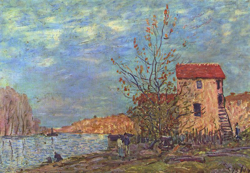 Alfred Sisley Der Loing bei Moret china oil painting image